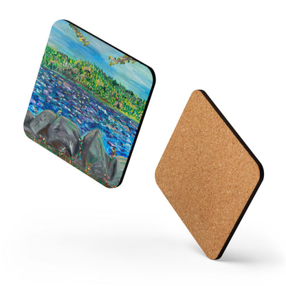 Rocks by a Lake - Coaster