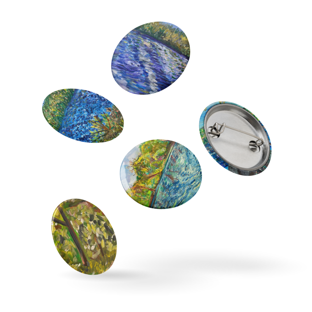 Nature Set 1 - Pin Buttons